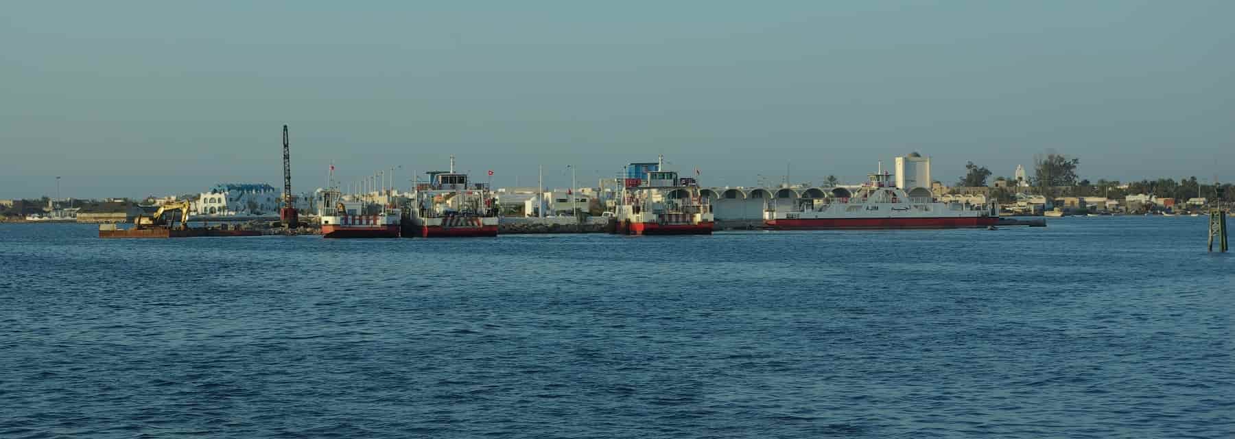 Ferrys at Ajim port